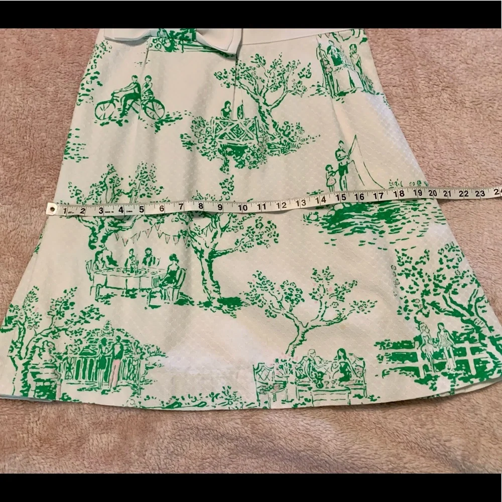 Lilly Pulitzer Strapless dress in Resort White Spring Fever Toile size 8 - Picture 7 of 11